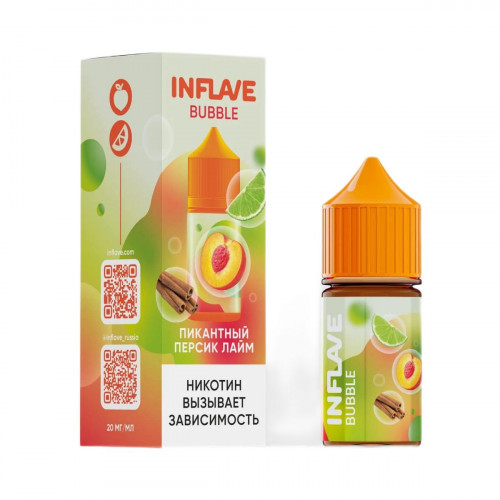 INFLAVE BUBBLE Пикантный персик лайм 30мl. 2%